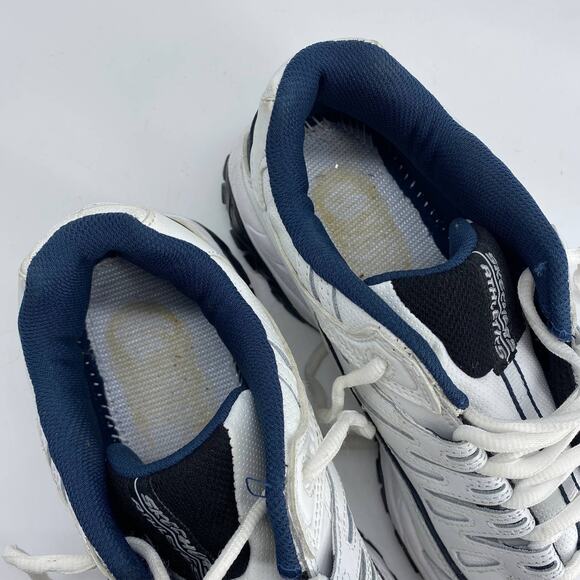 Men's 9 SKECHERS After Burn Memory Fit Reprint White Missing Insoles  50127EWW - Picture 12 of 12